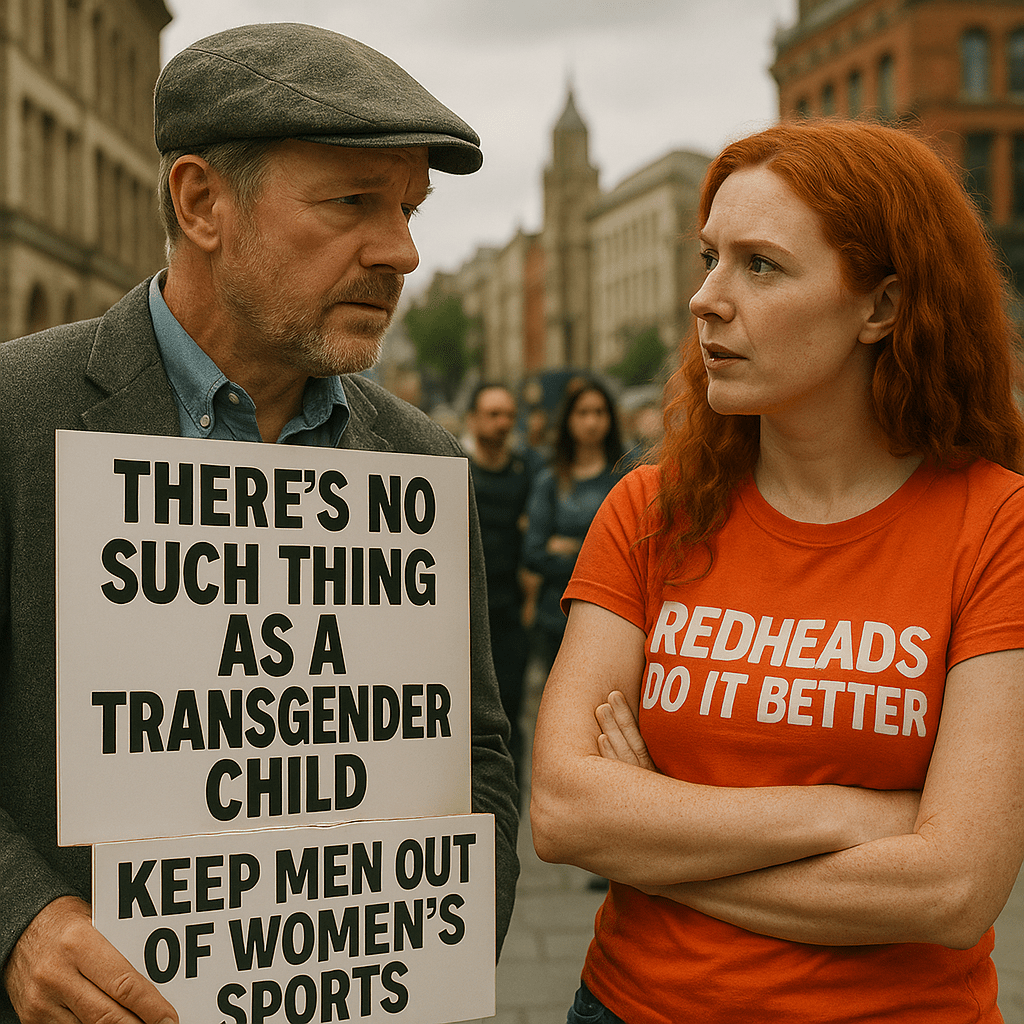 🧱 The Flat-Capped Watchman of Stockport – Chapter 20: Redhead in the&nbsp;Square
