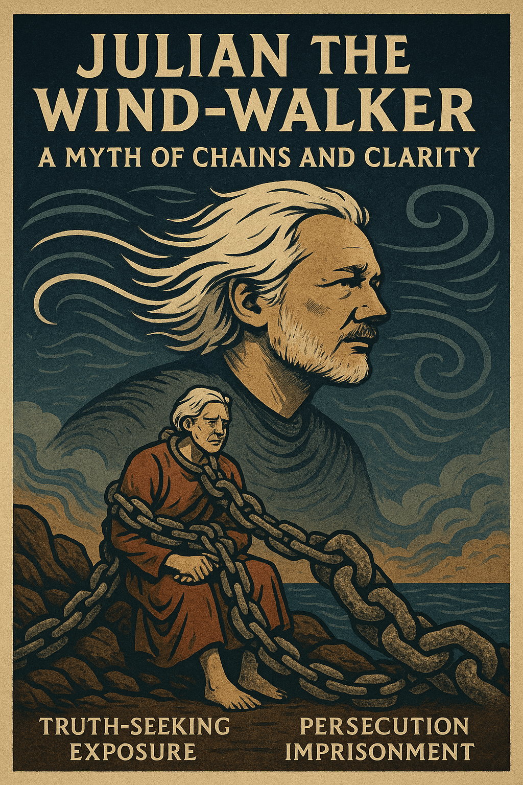 🌀 Julian the Wind-Walker: A Myth of Chains and Clarity – A Heroic Ballad of the Airborne Mind in an Age of&nbsp;Stone