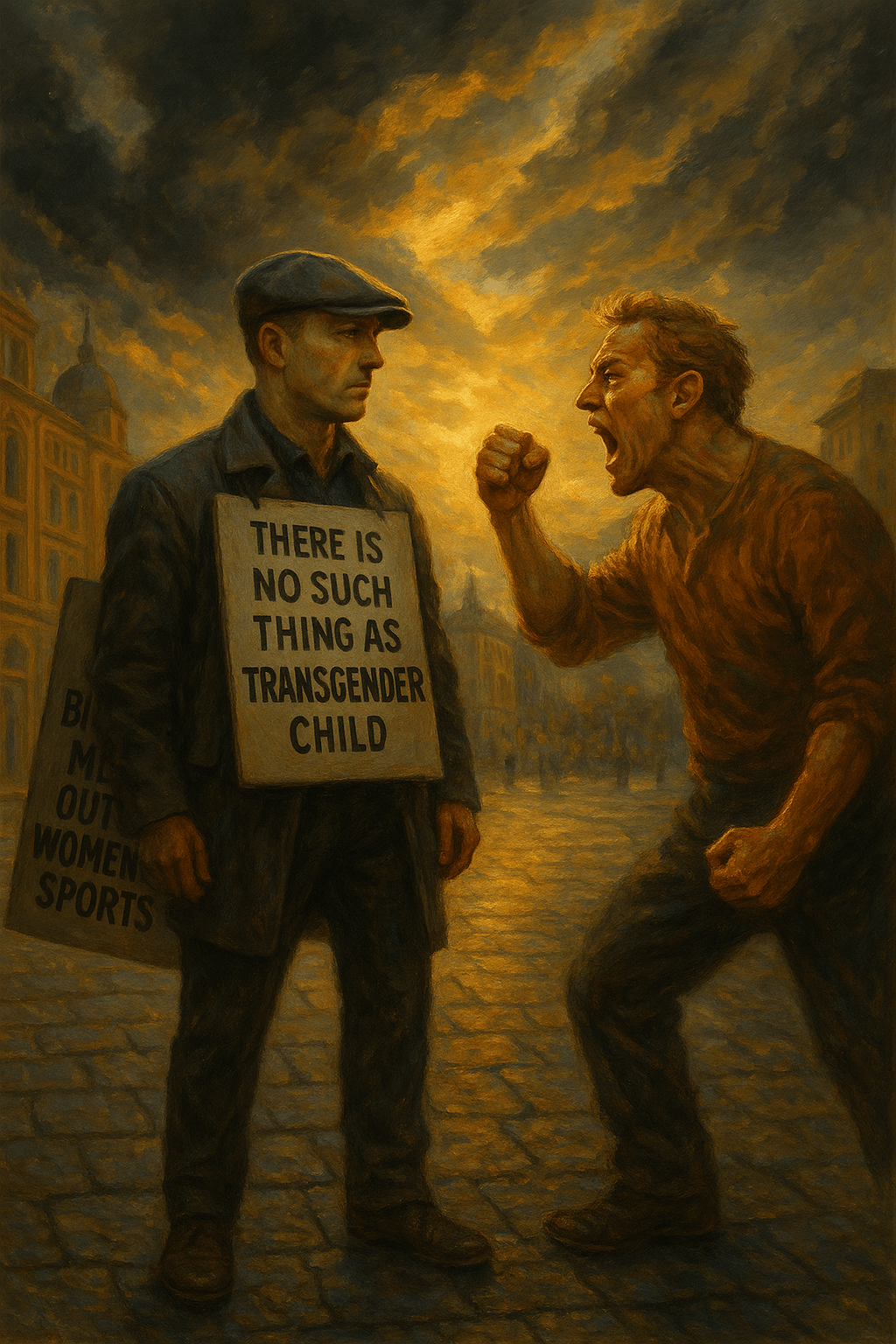 🧱 The Flat-Capped Watchman of Stockport – Chapter 8: The Red-Faced Man and the Mask of&nbsp;Virtue