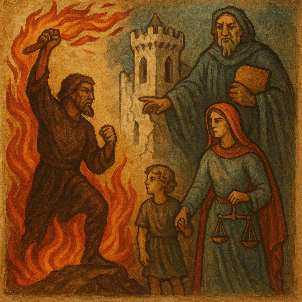 ⚔️🔥 The Vow of the Father: When One Man Faced the&nbsp;Tower